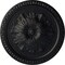 Ekena Millwork Richmond Ceiling Medallion (Fits Canopies up to 2 5/8"), Hand-Painted Steel Gray, 18"OD x 1 3/8"P CM18RISGS - alternate 1